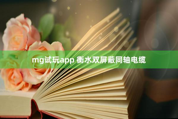 mg试玩app 衡水双屏蔽同轴电缆