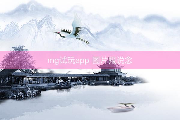 mg试玩app 图片报说念