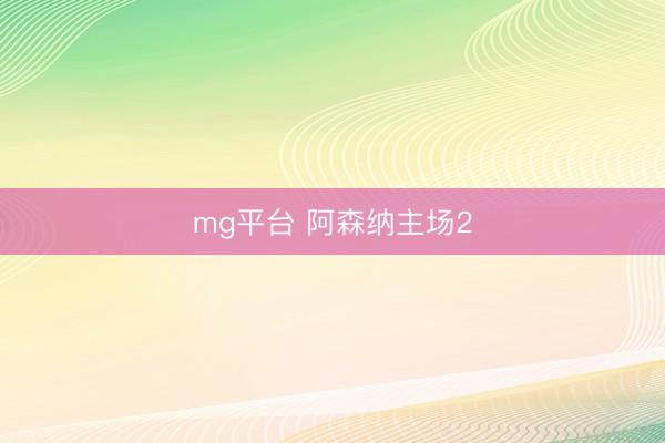 mg平台 阿森纳主场2